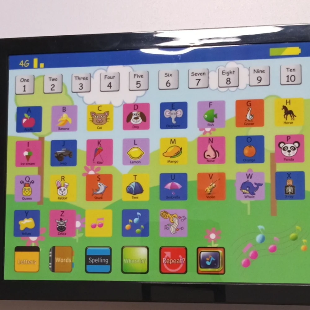 Avon Kids Learning Tablet - Black with Colorful Screen